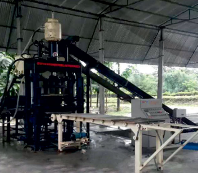 Automatic Fly Ash Brick Plant - GID-F-1800 - 8 Bricks per Stroke - 1800 Bricks per Hour