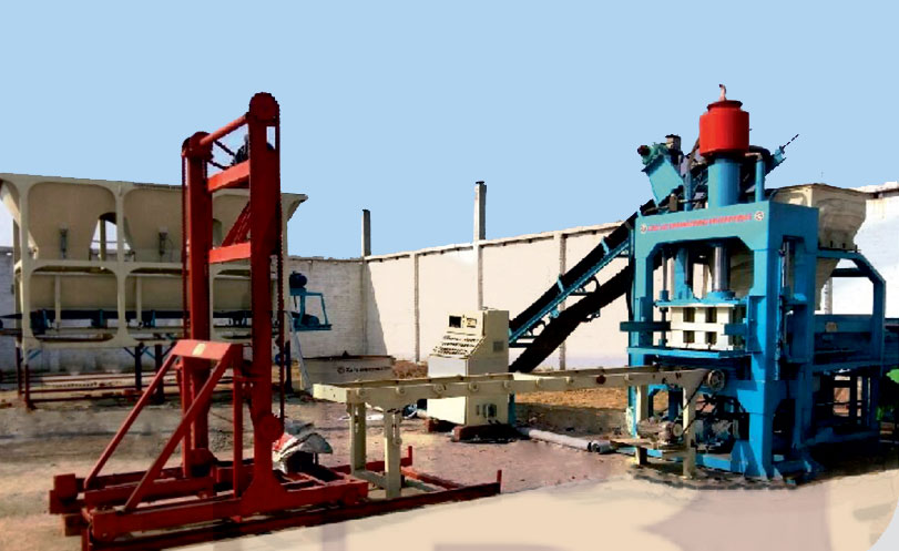  Automatic Fly Ash Brick Making Machine - GID-F-2500 - 12 Bricks per Stroke - 2500 Bricks per Hour