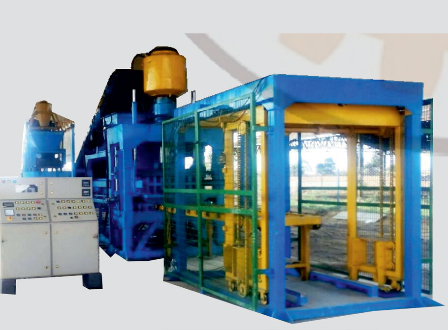 Fly Ash Brick Machine - GID-F-3500 - 18 Bricks per Stroke - 3500 Bricks per Hour